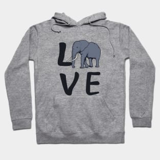 Elephant - Love Elephant Hoodie